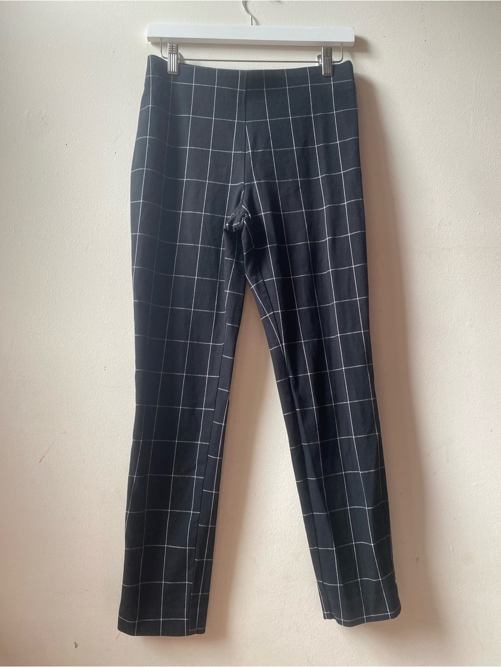 a new day Black Windowpane Skinny Pants